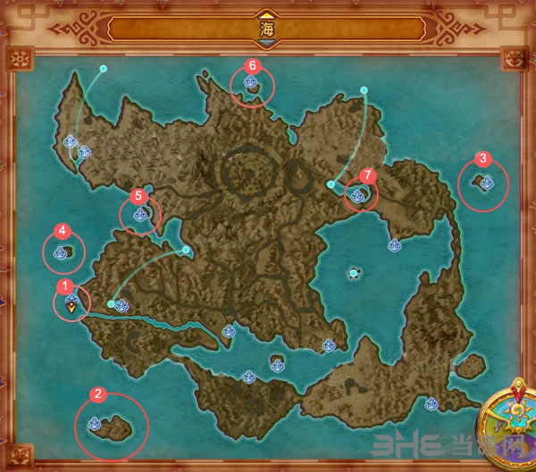 勇者斗恶龙11海岛地图